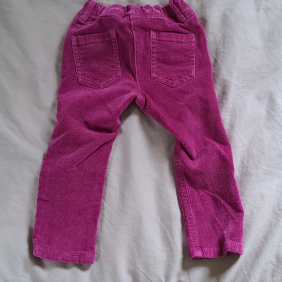 Hanna Andersson kids fuchsia corduroy pants - Picture 4 of 4
